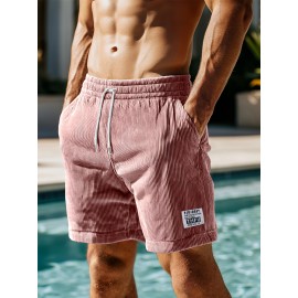 Fashionable Men's Summer Drawstring Casual Sports Loose Shorts, Suitable For Outdoor Sports, Comfortable And Versatile