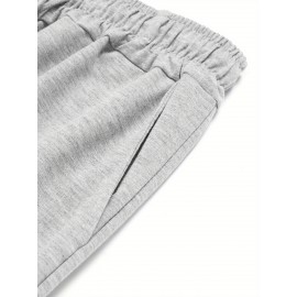 1pc Men'S Casual Polyester Shorts with Elastic Snake Print, Knitted Summer Beachwear, Regular Fit Trendy Outerwear